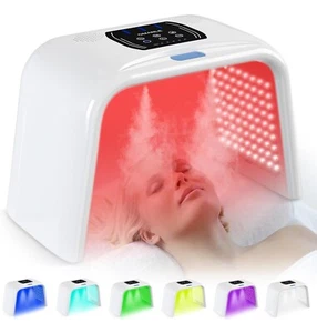 Luce Led Terapia, Viso Luce Rossa Terapia con Funzione Spray, 7 in 1 Bellezza - Foto 1 di 7