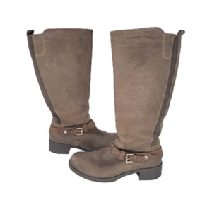 Earth Big Sky 8 Boots Charcoal Brown Fur Lined  - Picture 1 of 10