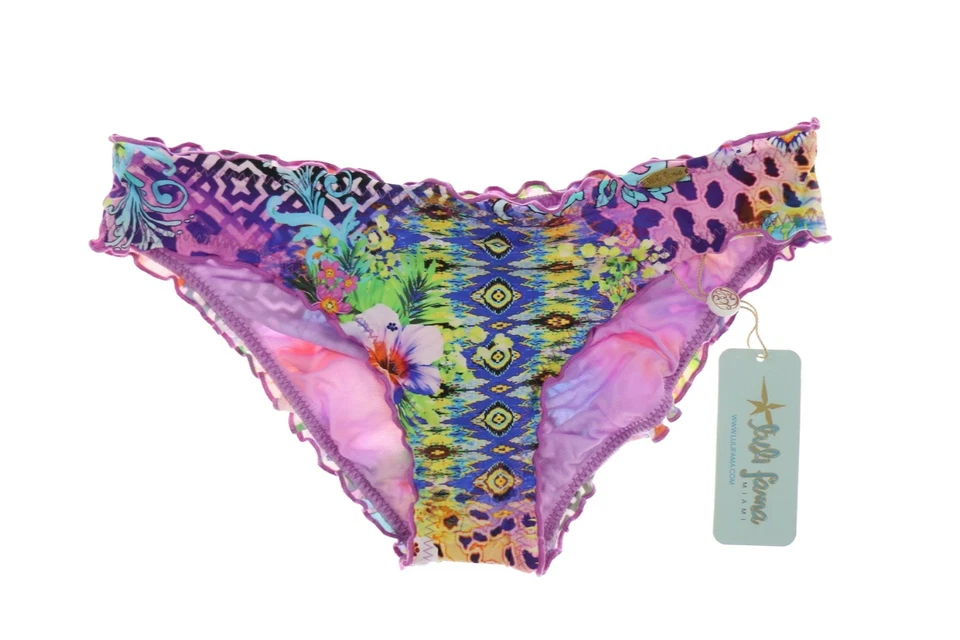 Luli Fama 267625 Women Multi Bikini Bottom Swimwear Size SM - Image 1 of 2