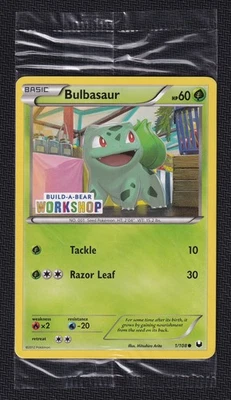 Pokemon Bulbasaur Build-A-Bear Workshop Promo Card Sealed - Image 1 of 3