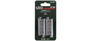 K20-040 Kato N Scale Ground Level 62mm Straight Track (4) - Picture 1 of 1