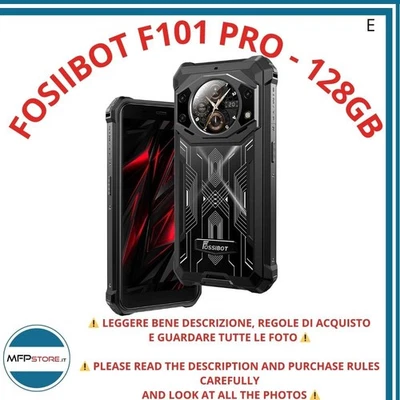 Smartphone Rugged FOSSiBOT F101 PRO – 10.600 mAh, IP68, 15+128 GB, Display Retro - Immagine 1 di 4