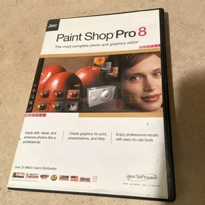Paint Shop Pro 8 PC Photo & Graphics Editor. Very good condition - Picture 1 of 4