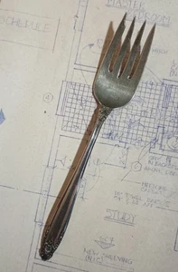 International Sterling PRELUDE Salatgabel: 6-5/8 Zoll Silber: ohne Monogramm 35,4 g - Bild 1 von 6