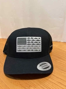 Columbia PFG Netzmütze Jugend Fisch Flagge schwarz und grau - Bild 1 von 5