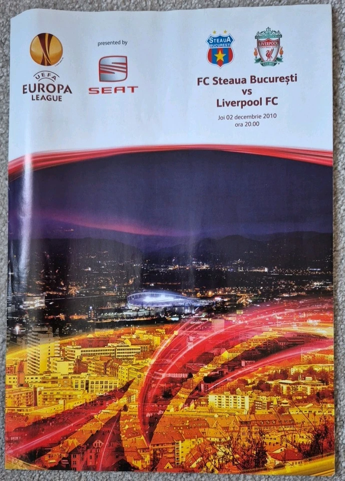 FC Steaua Bucharest v Liverpool - Europa League - 2nd December 2010 - Image 1 of 2
