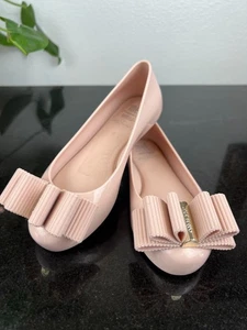 Melissa + Jason Wu Damen Ultra Girl Fab Schleife Ballerinas Rouge Pink Größe US12 - Bild 1 von 10
