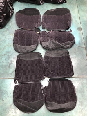 GMC JIMMY BLAZER 1994-1997 4 PUERTAS NUEVO FABRICANTE DE EQUIPOS ORIGINALES CUBIERTA DE ASIENTO DE TELA NEGRA *RARO* Foto 1 de 4