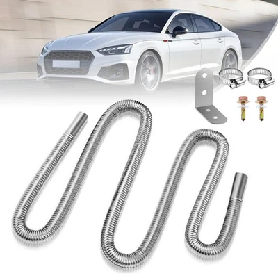 Abgasrohr Auto Standheizung Abgasschlauch Flexrohr Edelstahl Heizung Auspuffrohr - Bild 1 von 4