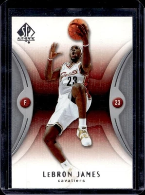 2006-07 SP Authentic LeBron James #13 Cavaliers - Image 1 of 2