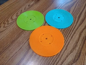 Vintage Lot 3 Replacement Records 1984 Fisher Price Music Box Record Player - Bild 1 von 2