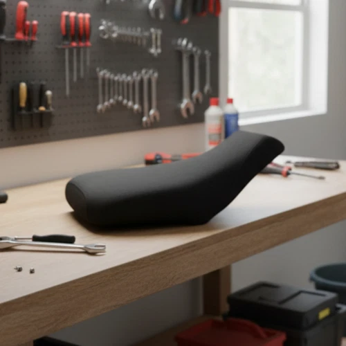 Cubierta de asiento Honda Foreman 400 450 para modelos 1997 a 2004 cubierta de asiento color negro Foto 1 de 1