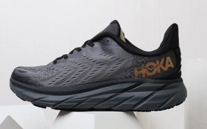 Brandneu HOKA New One One Clifton 8 Herren Laufen Anthrazit | Kupfer 9,5 UK - Bild 1 von 5