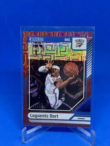 2024-25 Panini Donruss Choice Luguetz Dort RED MOJO PRIZM #/99 Thunder - Picture 1 of 3