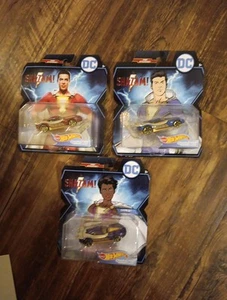 3 Hot Wheels DC COMICS PERSONAJES COCHES SHAZAM! - Imagen 1 de 4
