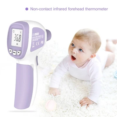 LCD Digital IR Thermometer Non-contact Infrared Forehead Thermometer Fever - Bild 1 von 4