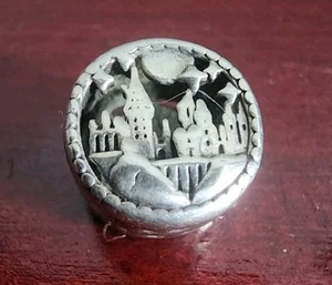 PANDORA 925 STERLING SILVER HARRY PORTER HOGWARTS MAGIC SCHOOL CHARM - Picture 1 of 9