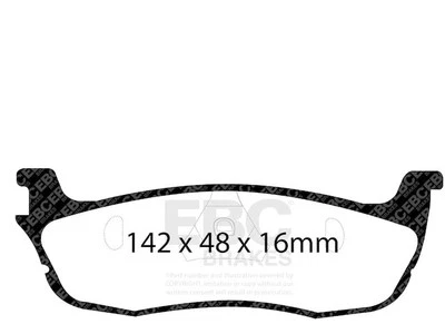 Juego de pastillas de freno traseras para Ford Expedition 1998 1997-1999 NF644DY Foto 1 de 4