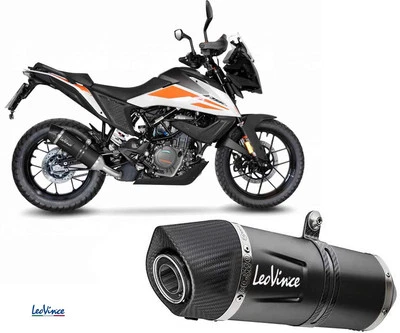 Tubos De Escape Leovince Aprob Inox LV ONE EVO BLACK KTM 390 ADVENTURE 2020 2024 - Imagen 1 de 3