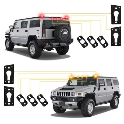 Para Hummer H2 SUT 2005-2009 Luz de cabina de techo Funcionamiento Lámpara Antifugas Junta de sello 10 Foto 1 de 4