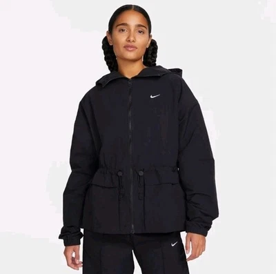 Chaqueta Nike Sportswear Everything Wovens para mujer de gran tamaño mediano con capucha repelente UV Foto 1 de 4