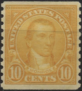 USA 1923 Sc#603 10c orange, Monroe, perf 10 vert coil, MNH - Picture 1 of 1