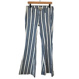 Free People Jolene Striped Pants Flare Jeans Railroad Stretch Low Rise 28 - Bild 1 von 10