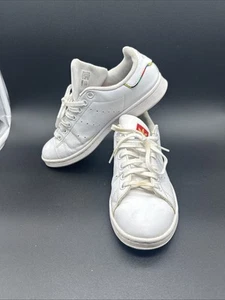 Damen Adidas Stan Smith Leder Turnschuhe Schuhe. UK 5 weiß. Schnürung. - Bild 1 von 7
