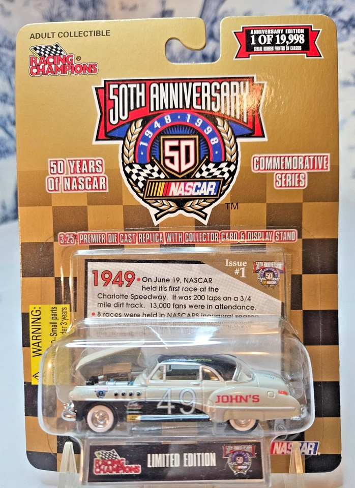 Buick 49, Racing Champions 50 aniversario NASCAR 1998 1:64 Diecast, edición #1 Foto 1 de 1