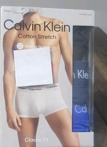 Calvin Klein Cotton Stretch Low Rise Trunk LARGE 3er Pack Multi Color - Bild 1 von 6