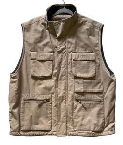 Fieldmaster Herren Khaki Utility Weste XL mehrere Taschen Wandern Jagd Camping - Bild 1 von 7