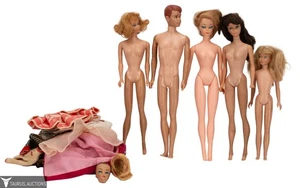 Vintage 1958 1960 1962 Barbie Dolls & Accessories Lot - Skipper Midge +++ - Picture 1 of 9