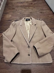 Dalton Brown Wool Camel Blend Jacket Brown - Picture 1 of 6