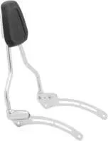 Kuryakyn Chrome Round Sissy Bar Steel Padded Backrest Indian Scout Sixty 16-22 - Image 1 of 3