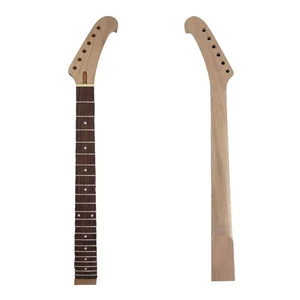 22 Bund Gitarrenhals 24,75 Zoll Mahagoni Palisander Griffbrett Punkt Inlay Set in Absatz - Bild 1 von 12