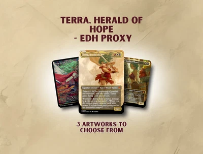 Terra, Herald of Hope - Custom Magic: The Gathering Card - Image 1 of 4