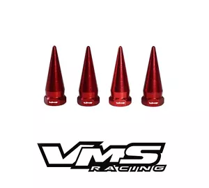 8PC VMS RACING RED SPIKE NUTS ENGINE DRESS UP HARDWARE M6X1.0 FOR HONDA - Bild 1 von 3