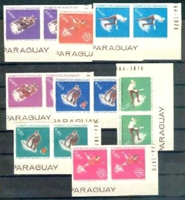 LOTE PARAGUAY Sc 565 a 68 986-993 C269 a 271 PAR DE IMPERIOS COMO NUEVO EN MUY BUEN ESTADO VER ESCASO Foto 1 de 2