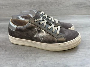 Corkys Star Gaze Women's Sneaker 10 Gray Leather Casual Comfort Shoes - Picture 1 of 11