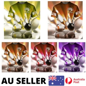 Bowling Shirt Ten Pin Team Custom Name Strike Streetwear - AU Stock - Bild 1 von 10