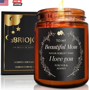 My Beautiful Mom Candle - Gifts for Mom from Son Daughter - Unique Mothers Day, - Picture 1 of 9