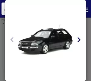 OT831 OTTO Audi 80 RS2 B4 Avant Volcano schwarz Maßstab 1:18 Modell - Bild 1 von 3