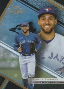 2021 Topps Gold Label Class 1 Black George Springer #77 - Picture 1 of 2