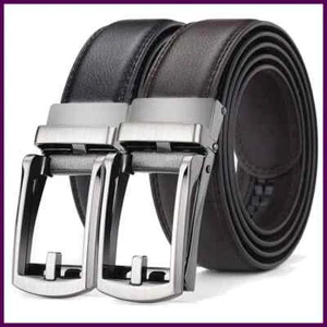 Cintura uomo click belt business lusso designer marca vera pelle cinture jeans - Foto 1 di 26