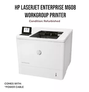 HP LaserJet Enterprise M608 Monochrome Laser Printer - Picture 1 of 5