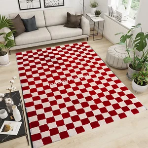Chess Rugs Handmade Hand Tufted 100% Woolen For kids Home Decoration - Picture 1 of 11