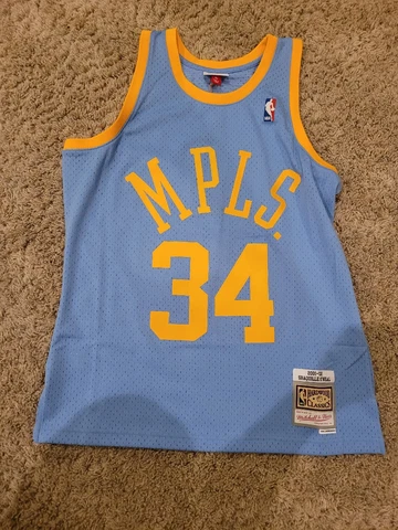 Mitchell & Ness NBA L.A. Lakers Shaquille O'neal 2001 Swingman Jersey Men Large Cover