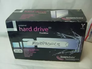 ACOMDATA EXTERNAL HARD DRIVE E5 FIREWIRE 160GB 7200RPM - Picture 1 of 4