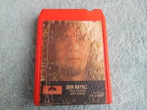 VINTAGE 1973 JOHN MAYALL - TEN YEARS ARE GONE. 8 TRACK TAPE POLYDOR - Picture 1 of 11