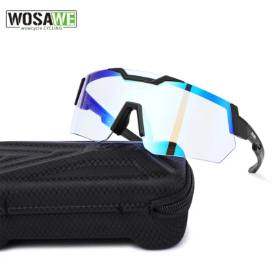 WOSAWE Polarisierte Radfahren Mode Brille UV400 Schutz Reiten Sport Sonnenbrille - Bild 1 von 4